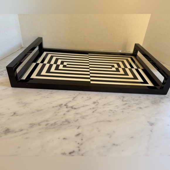 Jonathan Adler Op Art Lacquer Tray - Picture 4 of 5